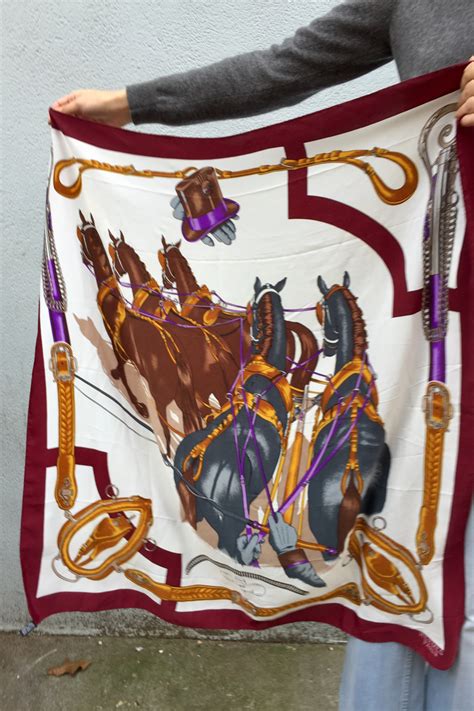 hermes animal scarf|vintage hermes scarf horse.